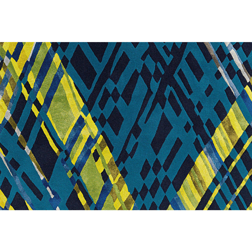 Thumbnail - Arte Espina Kurzflorteppich Diamond 8050 blau B/L: ca. 120x180 cm