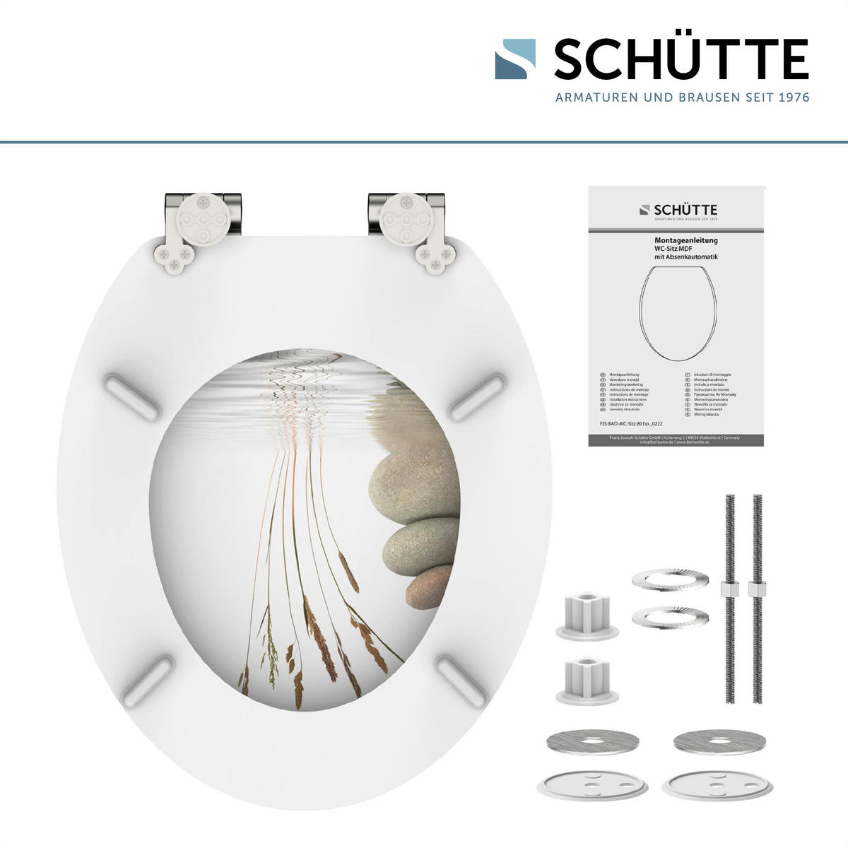 WC-Sitz BALANCE MDF B/H/T: ca. 43,5x5,5x37,5 cm BALANCE - (43,50/5,50/37,50cm) - SCHÜTTE