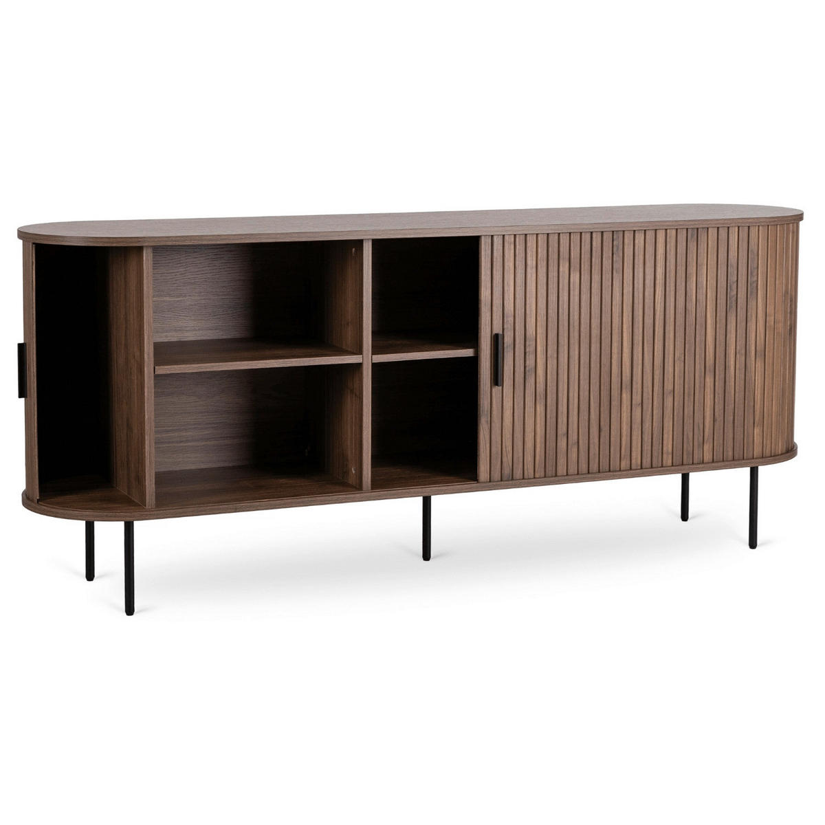 Kommode SELVA nussbaum Nachbildung B/H/T: ca. 180x76x40 cm SELVA - nussbaum (180,00/76,00/40,00cm) - WIPMEB