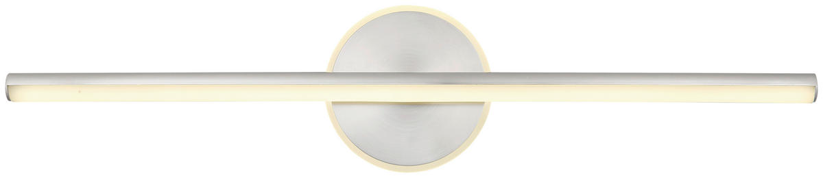 GLOBO Wandleuchte 41924N Pepe nickel Opal Metall Acryl B/H: ca. 60,8x13 cm Pepe - nickel/Opal (60,80/13,00cm) - GLOBO