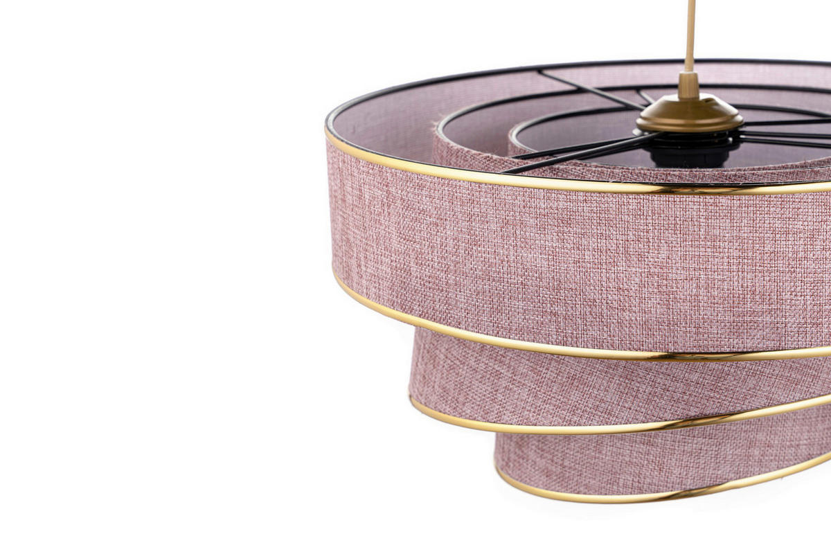 Opviq Pendelleuchte gold B/H/T/L/D: ca. 40x72x40x40x40 cm E27 1 Brennstellen Couper - gold (40,00/40,00/72,00cm) - Opviq