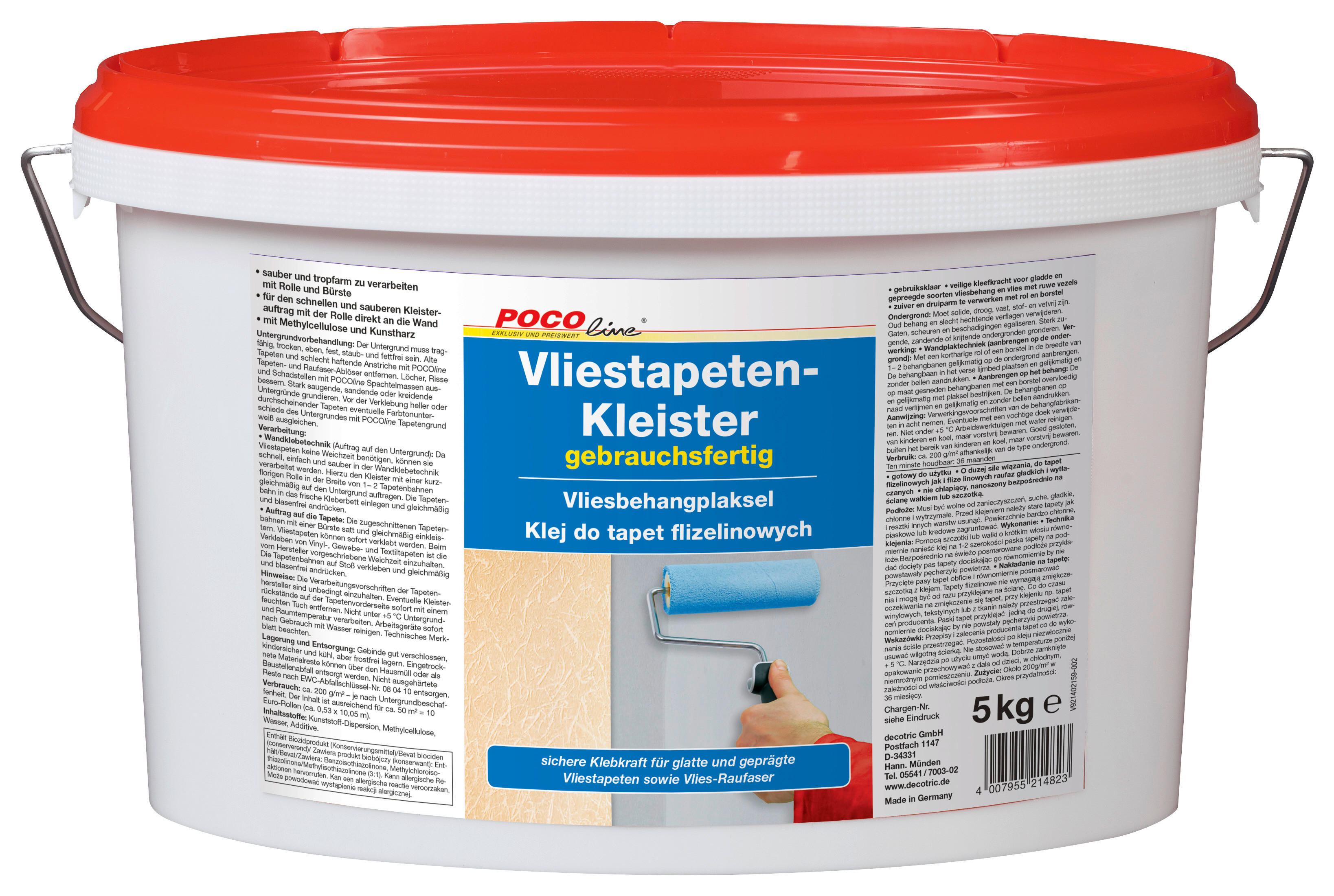 POCOline Tapetenkleister Vlies ca. 5 kg Vlies - POCOline