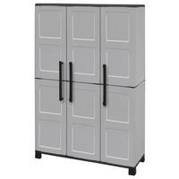 Linea Idea Kunststoffschrank Idea grau Kunststoff B/H/T: ca. 102x169x37 cm Idea - grau (102,00/169,00/37,00cm) - Linea Idea