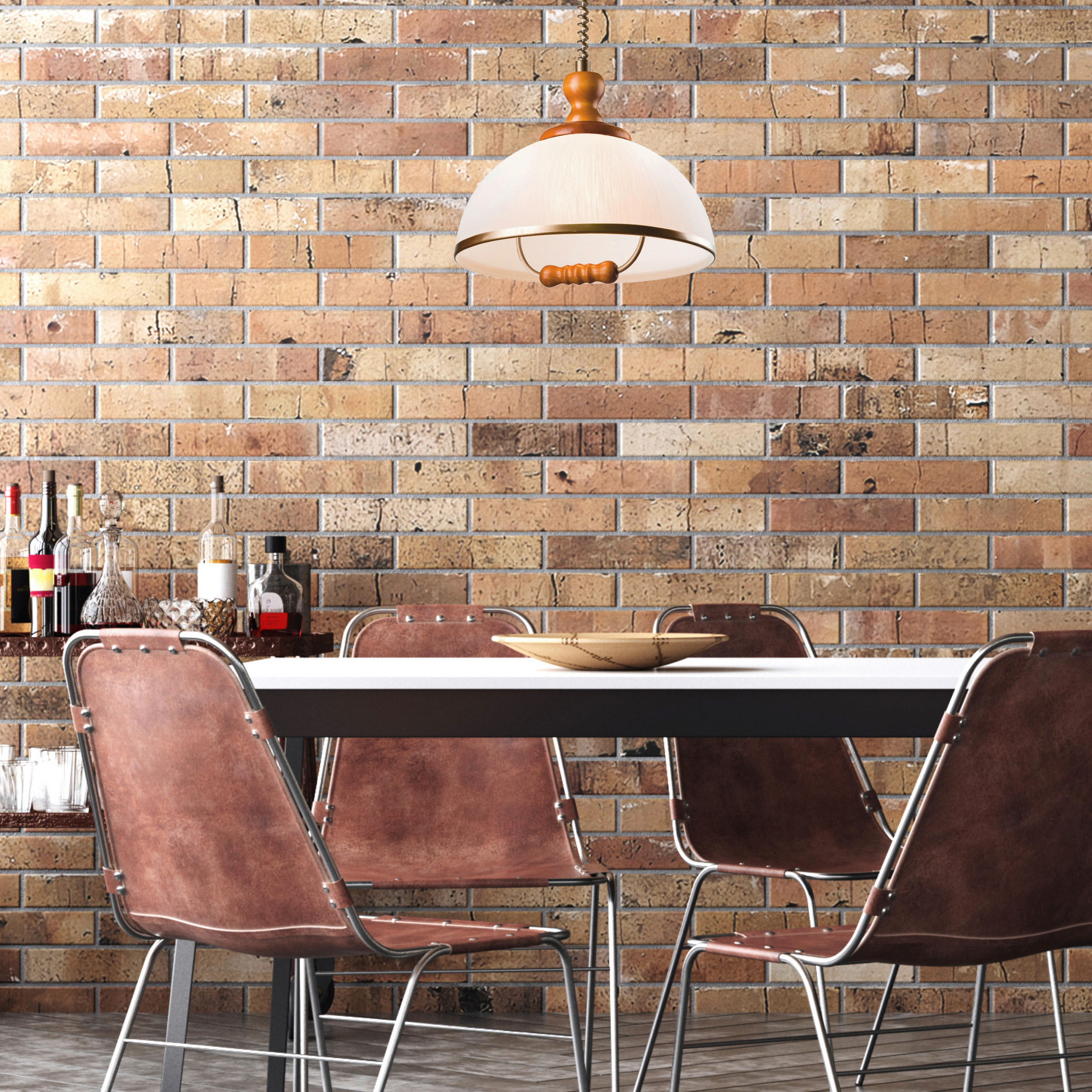 Lamkur Deckenleuchte weiß Glas B/H/L: ca. 30x64x30 cm E27 1 Brennstellen RAMONA - weiß (30,00/30,00/64,00cm) - Lamkur