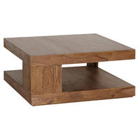Couchtisch braun B/H/T: ca. 90x40x90 cm Couchtisch - braun (90,00/40,00/90,00cm) - Wohnling