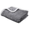 Tagesdecke Wabe Flanell Wabe - anthrazit (200,00/230,00cm) - POCOline