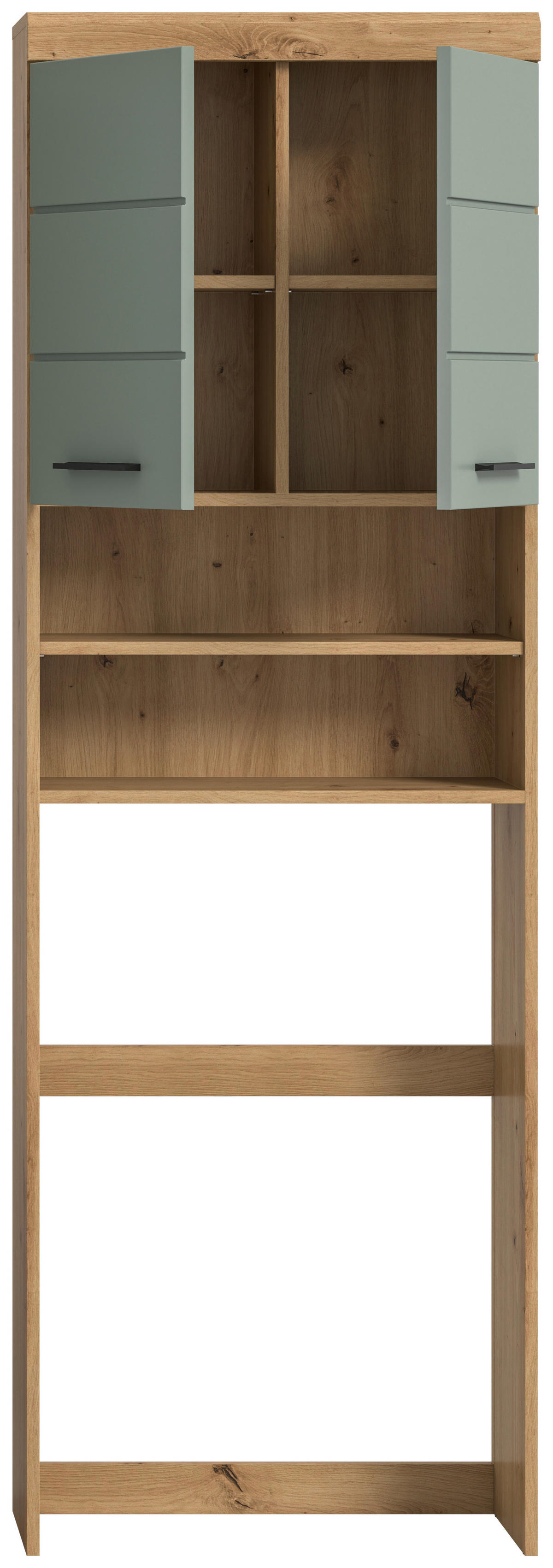 Waschmaschinenumbauschrank Scout Eiche Artisan Nachbildung salbei Nachbildung B/H/T: ca. 63x191x24 cm Scout - Eiche/salbei (63,00/191,00/24,00cm) - xonox.home