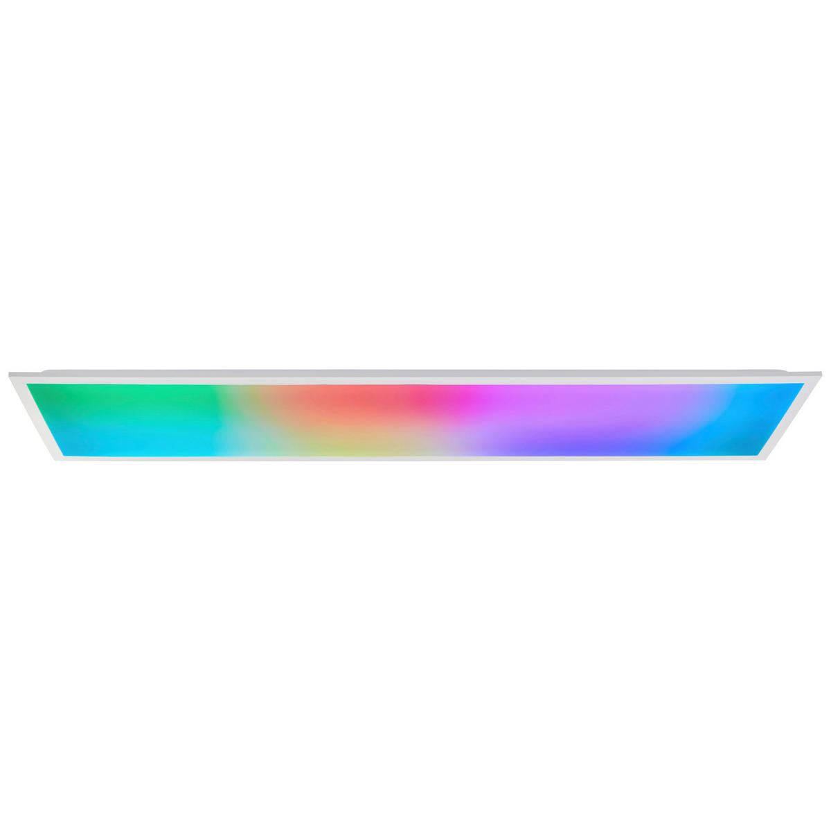 Brilliant LED-Deckenleuchte weiß Metall Kunststoff B/H/L: ca. 122,5x8x33 cm Briston - weiß (33,00/122,50/8,00cm) - Brilliant