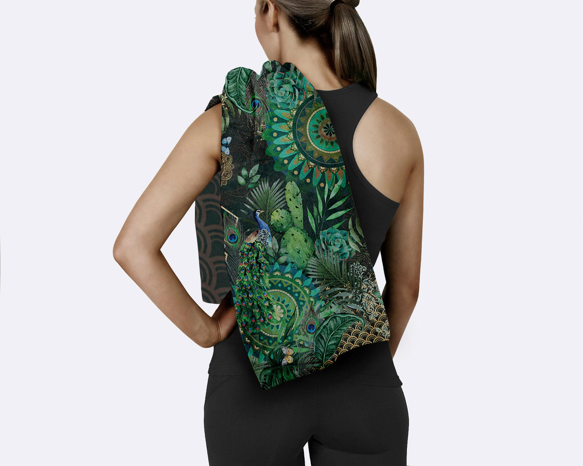 Strandtuch Botalia grün Polyester B/L: ca. 50x100 cm Botalia - grün (50,00/100,00cm) - HIP