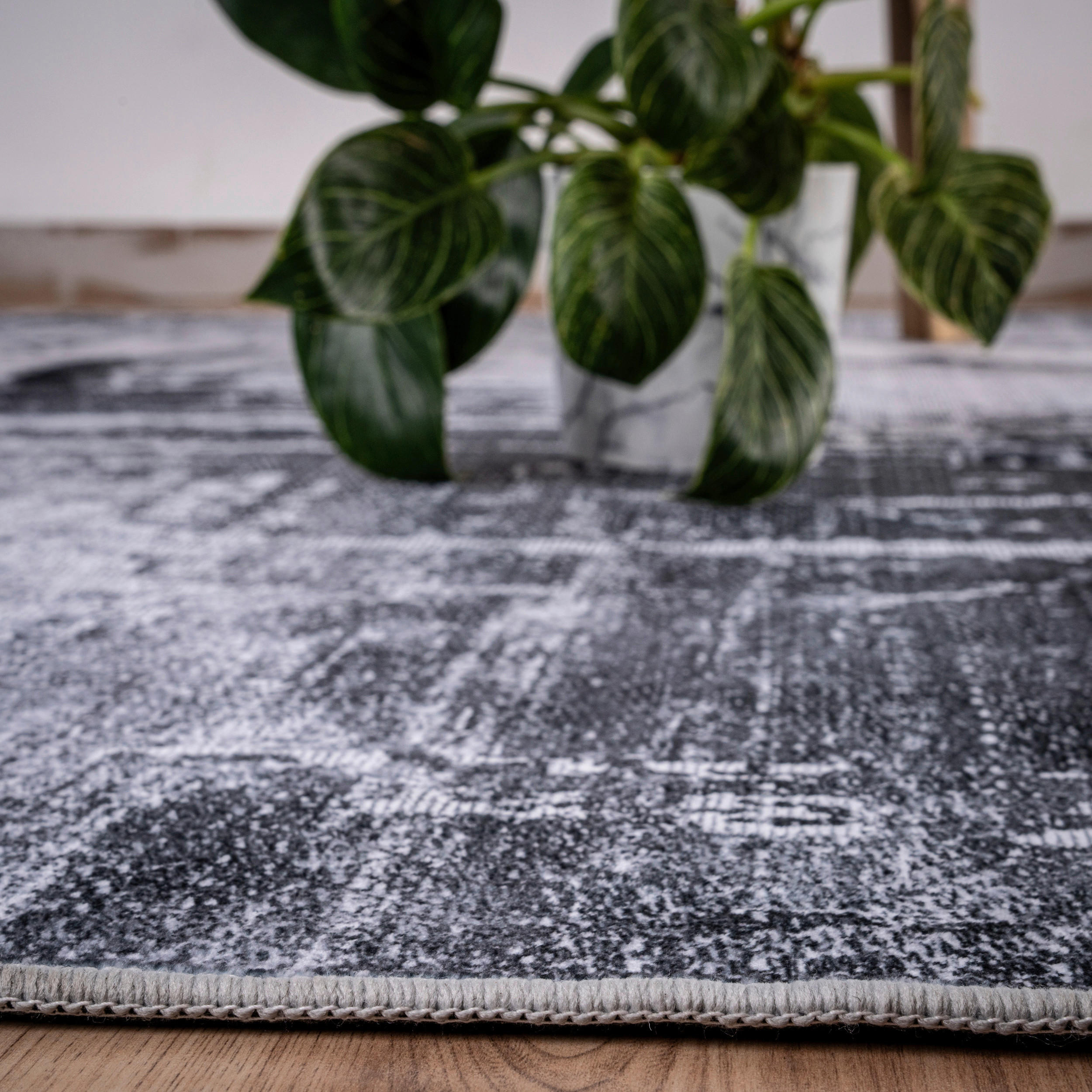 Obsession Teppich My Tranquil grau B/H/T/L/D: ca. 80x0,6x0x150x0 cm My Tranquil - grau (150,00/80,00/0,60cm) - Obsession