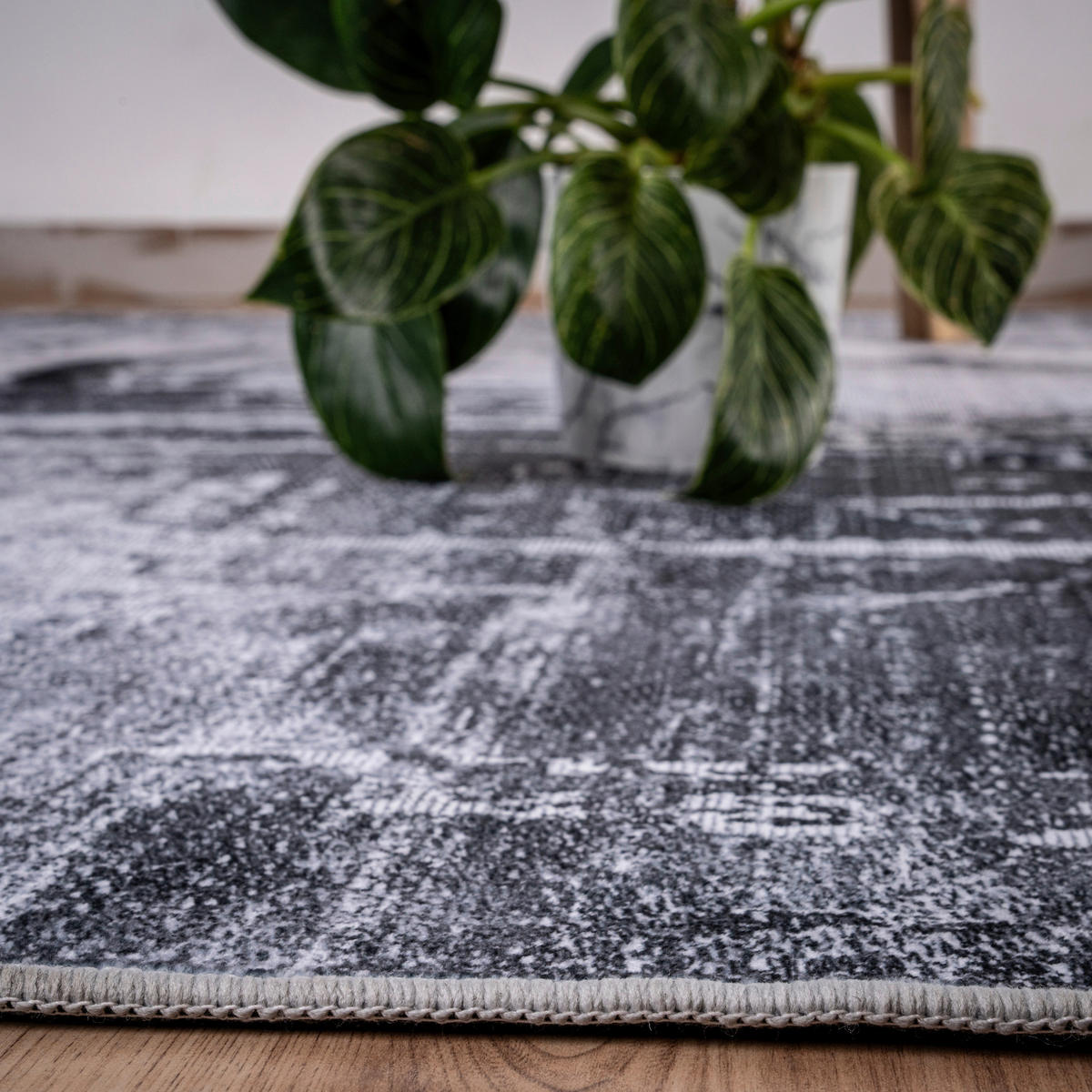Obsession Teppich My Tranquil grau B/H/T/L/D: ca. 80x0,6x0x150x0 cm My Tranquil - grau (150,00/80,00/0,60cm) - Obsession