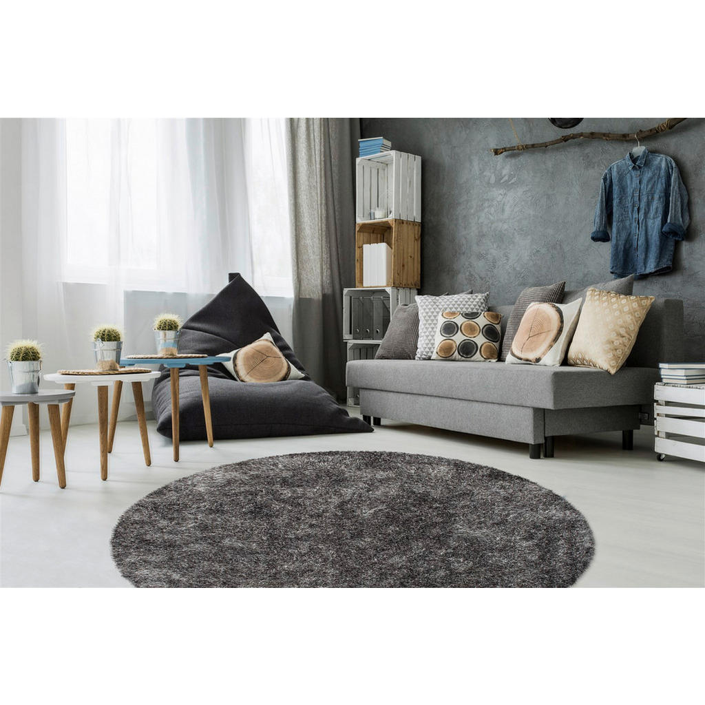 Thumbnail - Kayoom Hochflorteppich Diamond 725 weiß B/H/L: ca. 160x4x160 cm