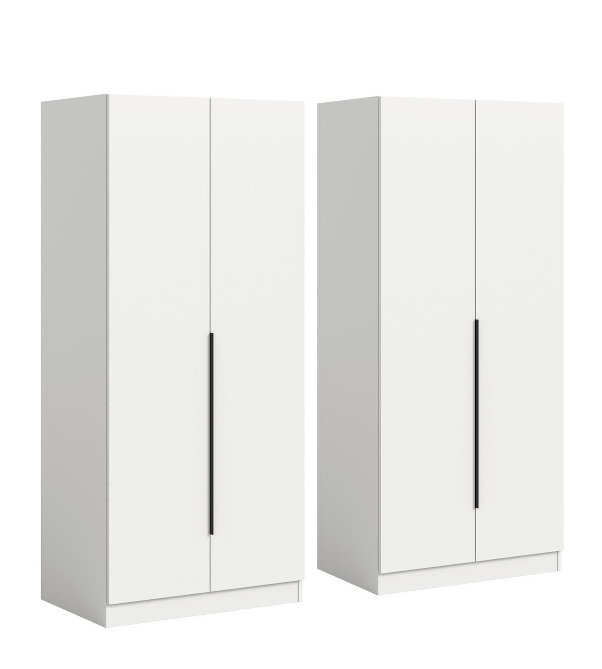 Kleiderschrank KOPENHAGEN weiß B/H/T: ca. 160x181x52 cm KOPENHAGEN - weiß (160,00/181,00/52,00cm) - xonox.home