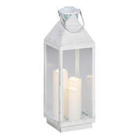 POCOline LED-Laterne weiß B/H/L: ca. 19,5x60x19,5 cm Laterne_weiß - weiß (19,50/19,50/60,00cm) - POCOline