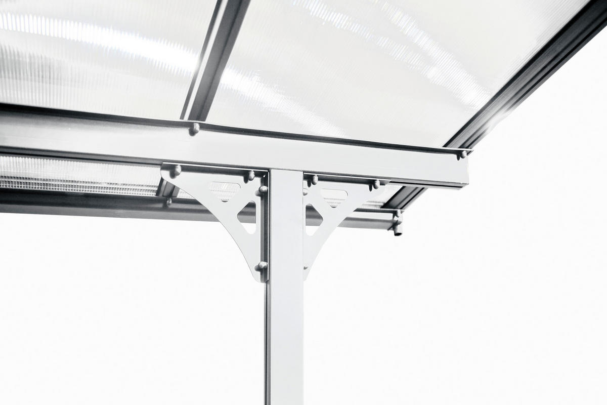 Westmann Terrassenüberdachung Bruce weiß Aluminium B/H/L: ca. 617x270x300 cm Bruce - weiß (300,00/617,00/270,00cm) - Westmann