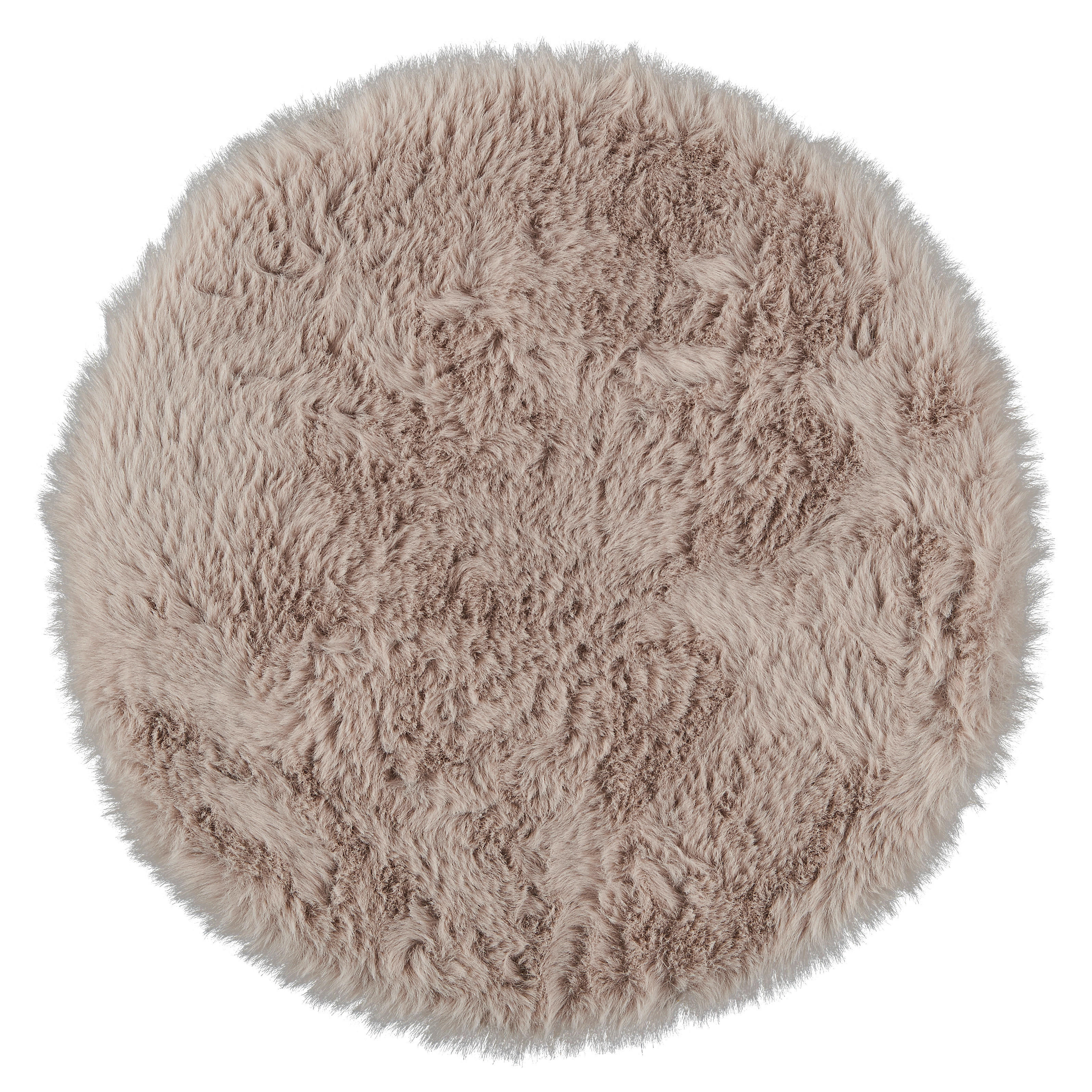 Thumbnail - Fellimitat Moyo taupe D: ca. 160 cm