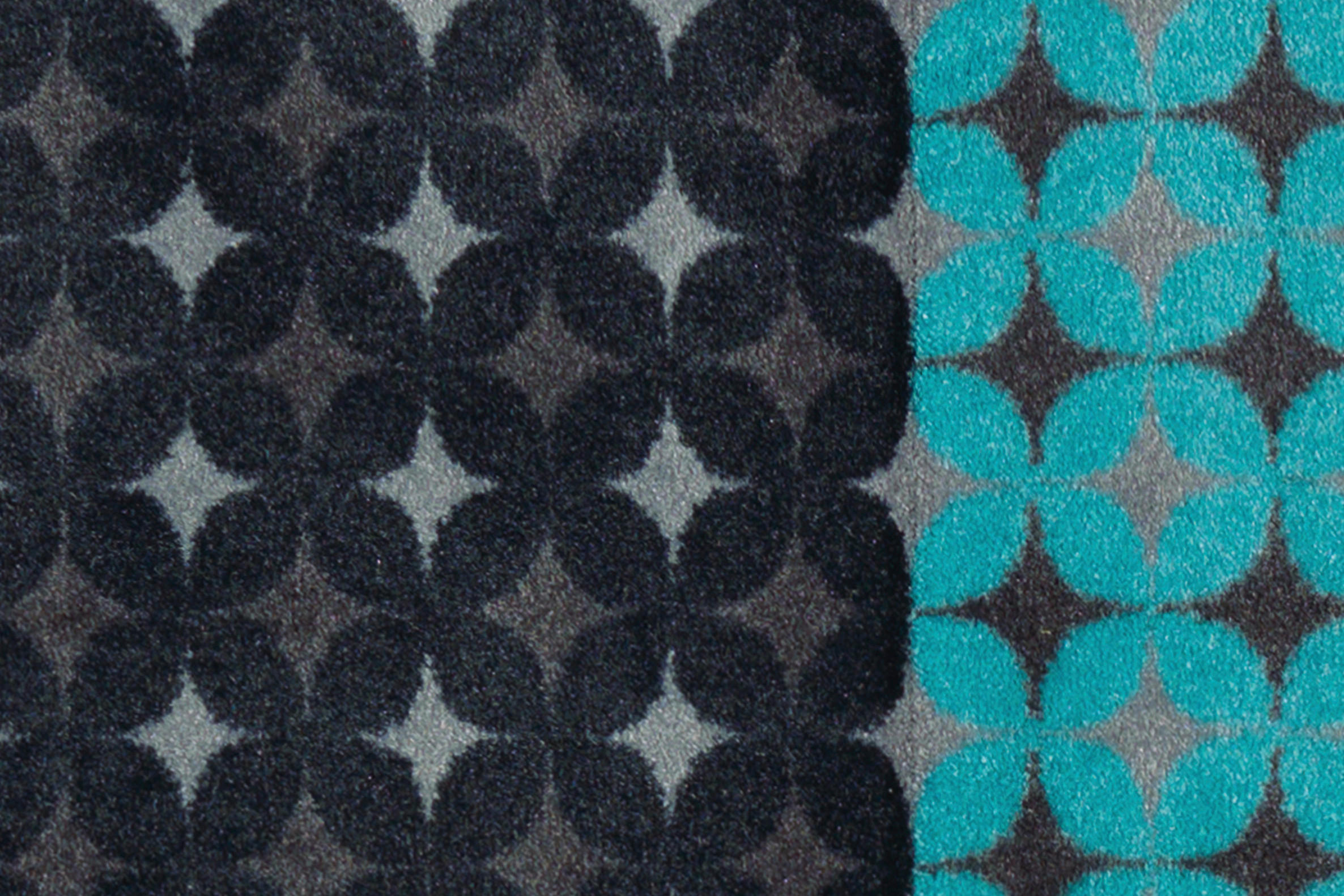 Arte Espina Kurzflorteppich Living Mat 50 blau B/L: ca. 64x168 cm Living Mat 50 - blau/anthrazit (64,00/168,00cm) - Arte Espina