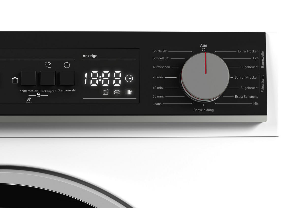 Sharp Wärmepumpentrockner KD-NHA8S6GW1D-DE Wärmepumpentrockner KD-NHA8S6GW1DDE - weiß (59,60/84,60/60,90cm) - Sharp