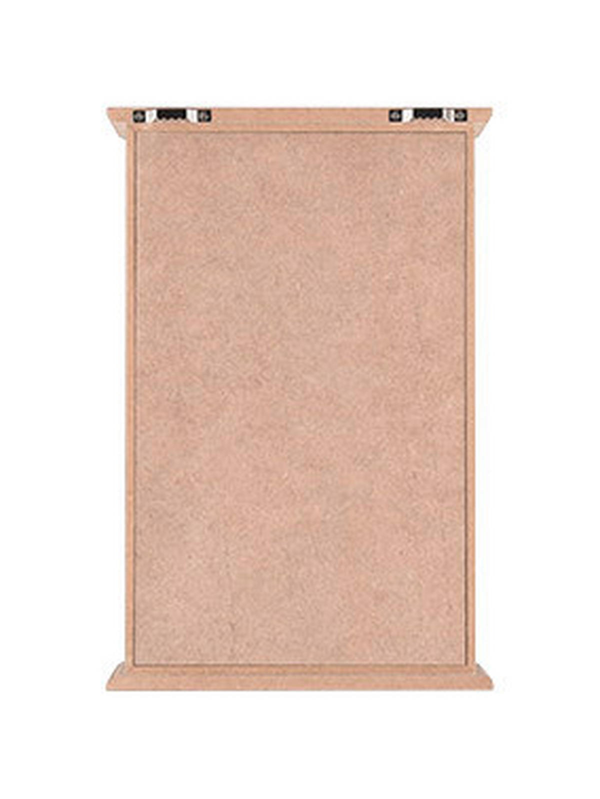 Schlüsselkasten Irena Eiche schwarz MDF B/H/T: ca. 20x30x7 cm Irena - Eiche/schwarz (20,00/30,00/7,00cm)
