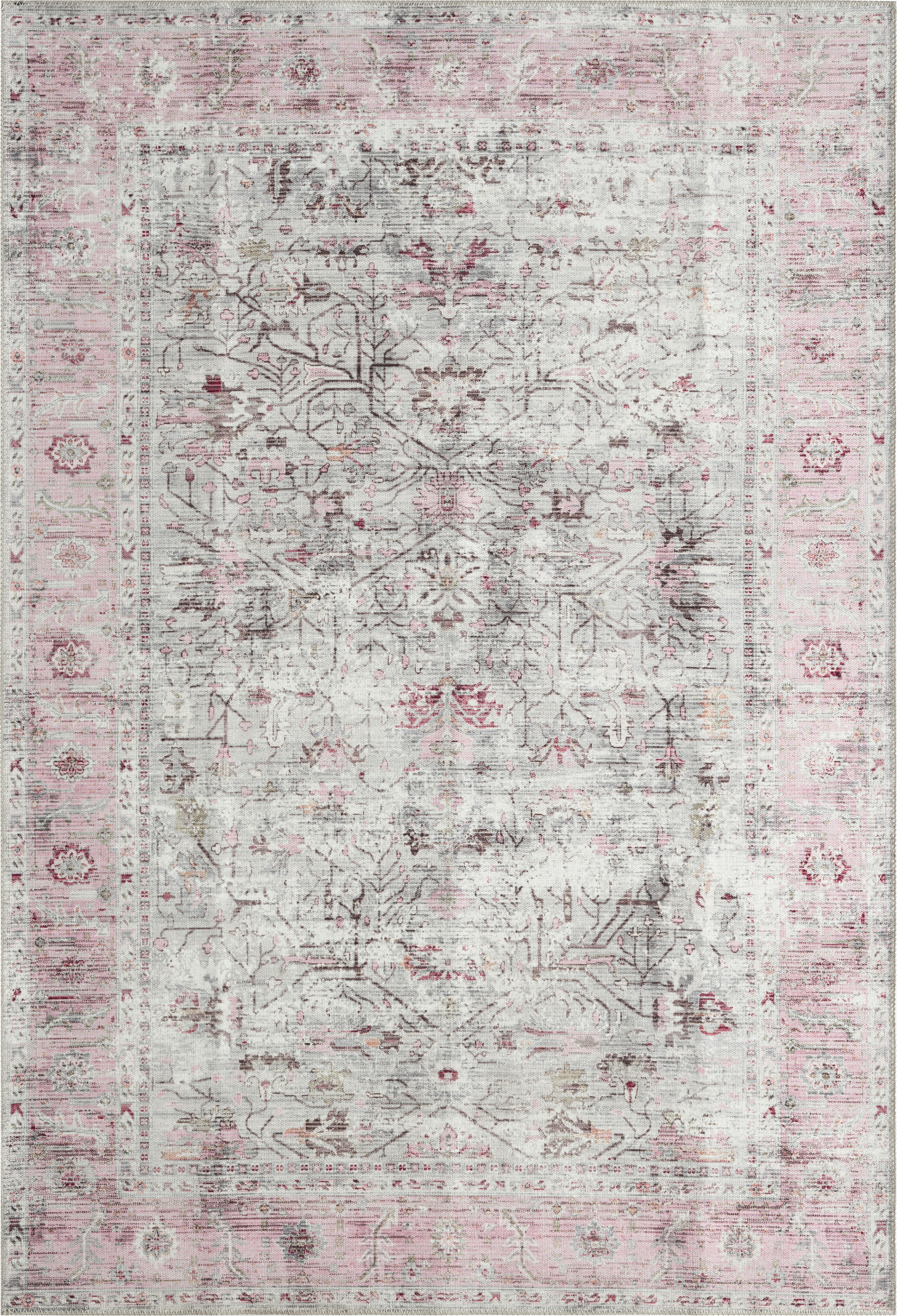 Teppich Edessa Creme B/l: Ca. 80x150 Cm Edessa - pink/creme (80,00/150,00cm)