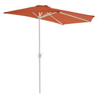VCM Balkon-Sonnenschirm terracotta Polyester-Mischgewebe B/H/T: ca. 270x235x140 cm Balkon-Sonnenschirm - terracotta (270,00/235,00/140,00cm) - VCM