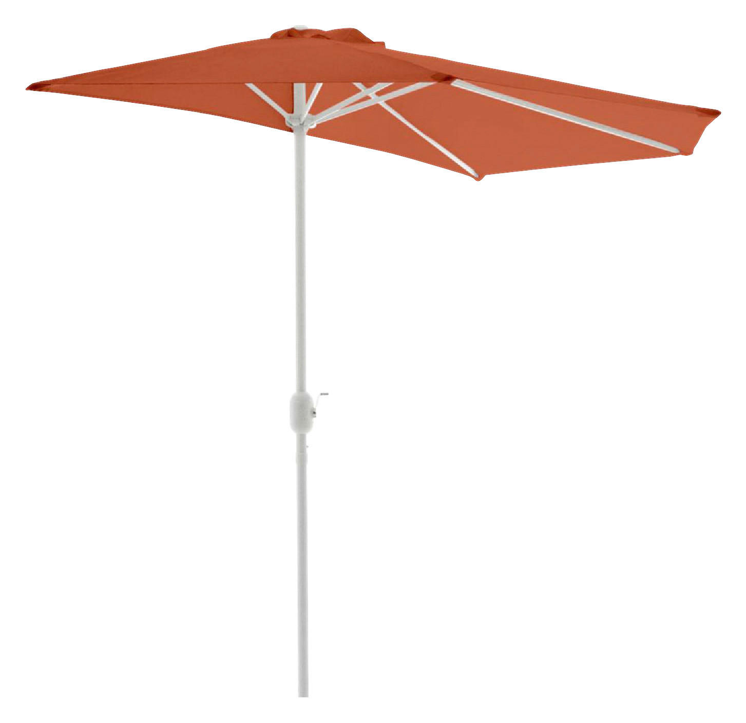 VCM Balkon-Sonnenschirm terracotta Polyester-Mischgewebe B/H/T: ca. 270x235x140 cm