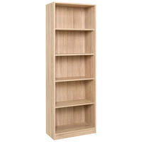 Regal Peggy 6 Eiche Sonoma Nachbildung B/H/T: ca. 58x168x28 cm Peggy 6 - Eiche (58,00/168,00/28,00cm)