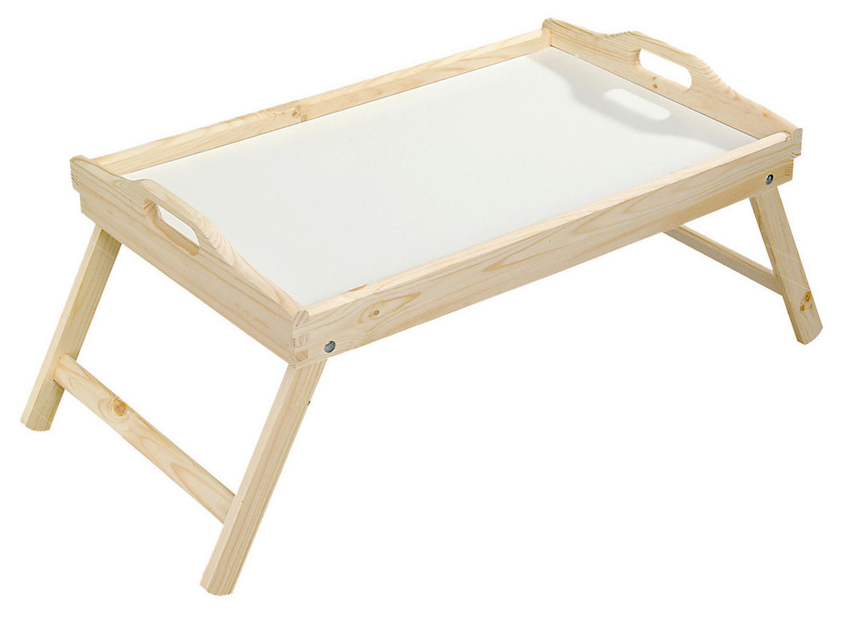 Kesper Betttablett kiefer Kiefer Betttablett - kiefer/weiß - Kesper