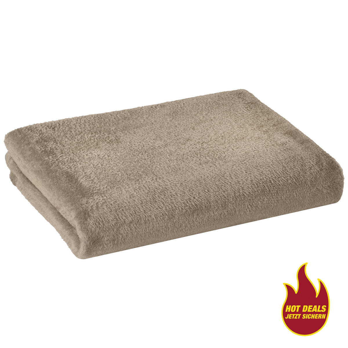 Flanelldecke Flanelldecke 140x200 kitt - kitt (140,00/200,00cm) - POCOline