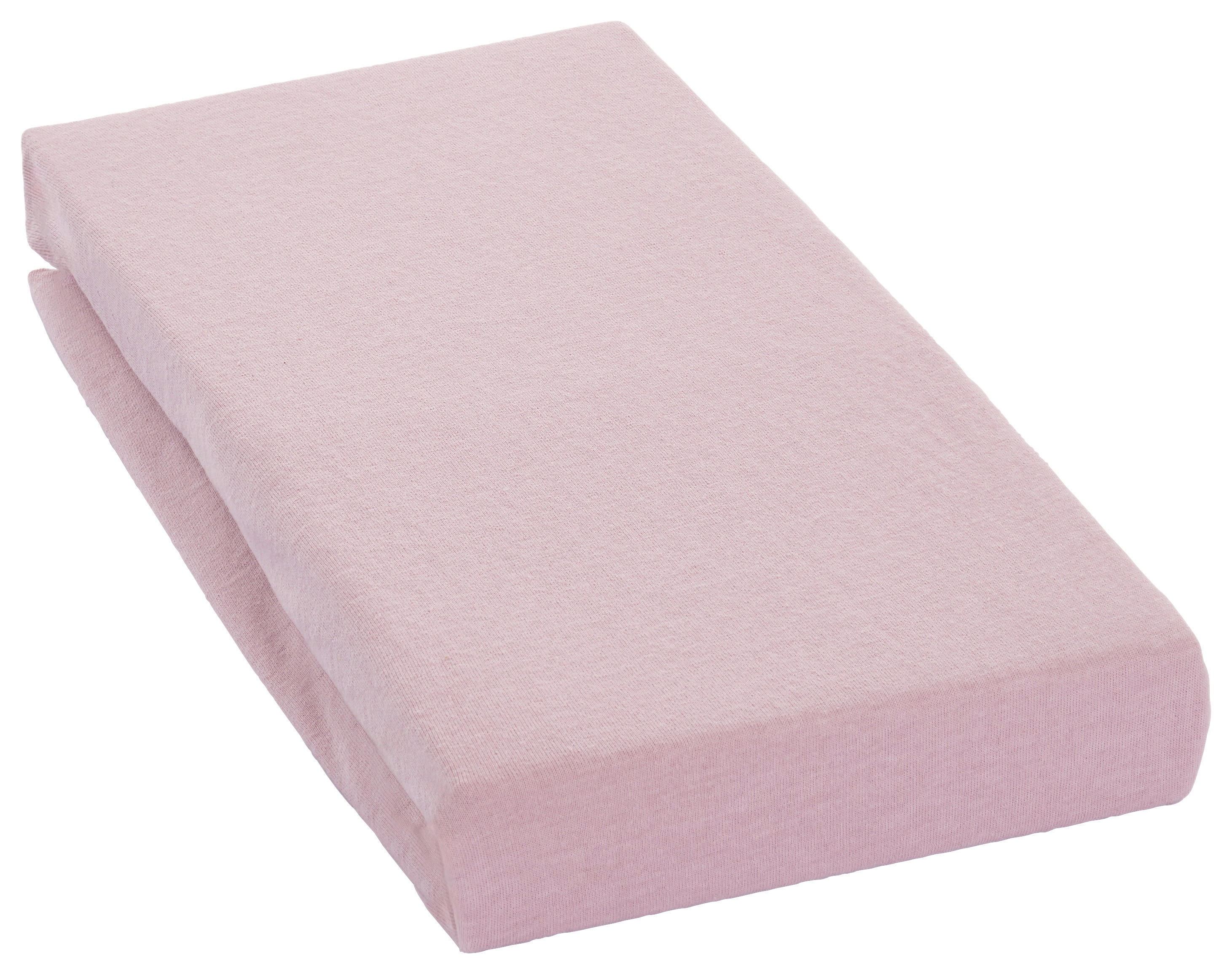 Spannbetttuch Jersey Spannbetttuch_Jersey 100x200cm - rosé (100,00/200,00cm) - oh cosy