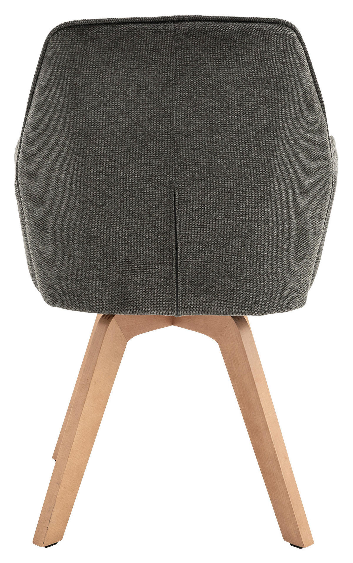Stuhl TONY Eiche anthrazit Holz Stoff B/H/T: ca. 57x89x61 cm TONY - Eiche/anthrazit (57,00/89,00/61,00cm) - byLIVING