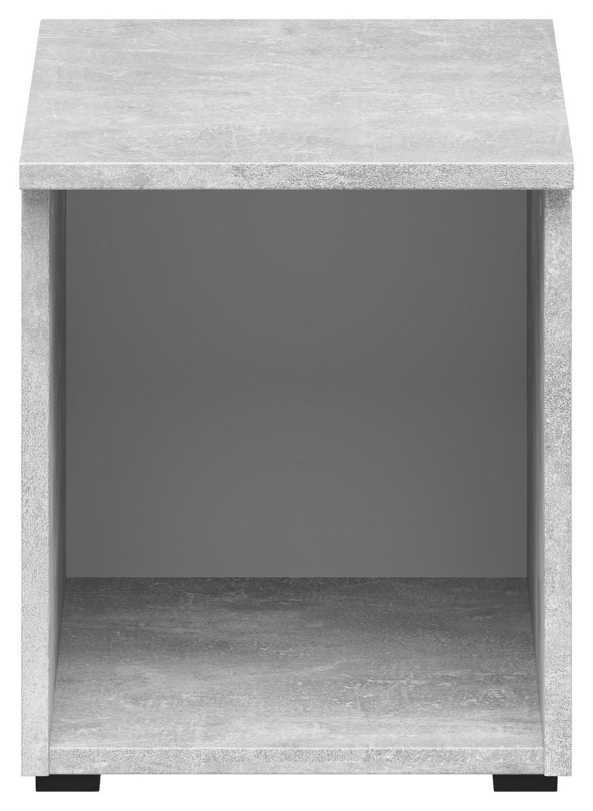 Aufsatz Multi-Stauraum Typ 1 Beton Optik B/H/T: ca. 30x35x40 cm Multi-Stauraum Typ 1 - Beton (30,00/35,00/40,00cm)