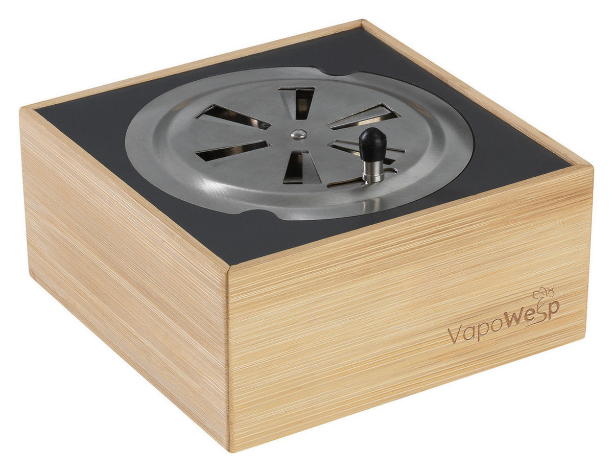 VapoWesp Räucherbox Bambus B/H/T: ca. 15x7x15 cm Räucherbox_VapoWesp - natur (15,00/7,00/15,00cm) - VapoWesp