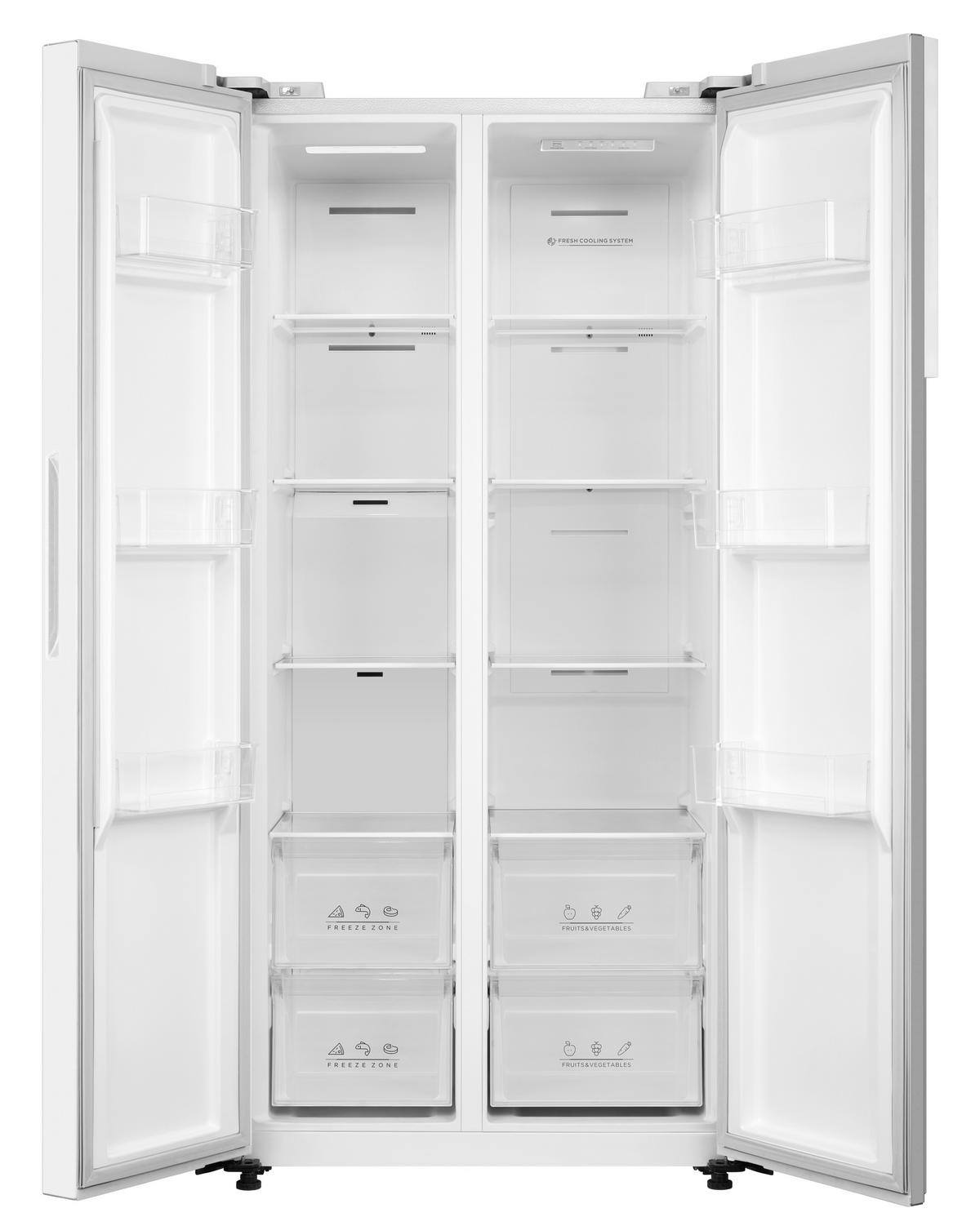 POCOline Side-by-Side SBS179-460EWDNF weiß B/H/T: ca. 83,5x177,5x63,5 cm Side-by-Side SBS179-460EWDNF - weiß (83,50/177,50/63,50cm) - POCOline