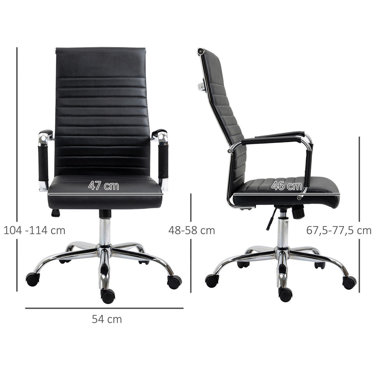 Gaming-Sessel 921-383BK schwarz 921-383BK - schwarz (54,00/114,00/62,00cm) - Vinsetto