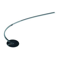 Näve Leuchten LED Tischleuchte NV3107342 Chrom Aluminium B/H/T: ca. 16x44x60 cm null 1 Brennstellen Loop Line - Chrom (16,00/44,00/60,00cm) - Näve Leuchten