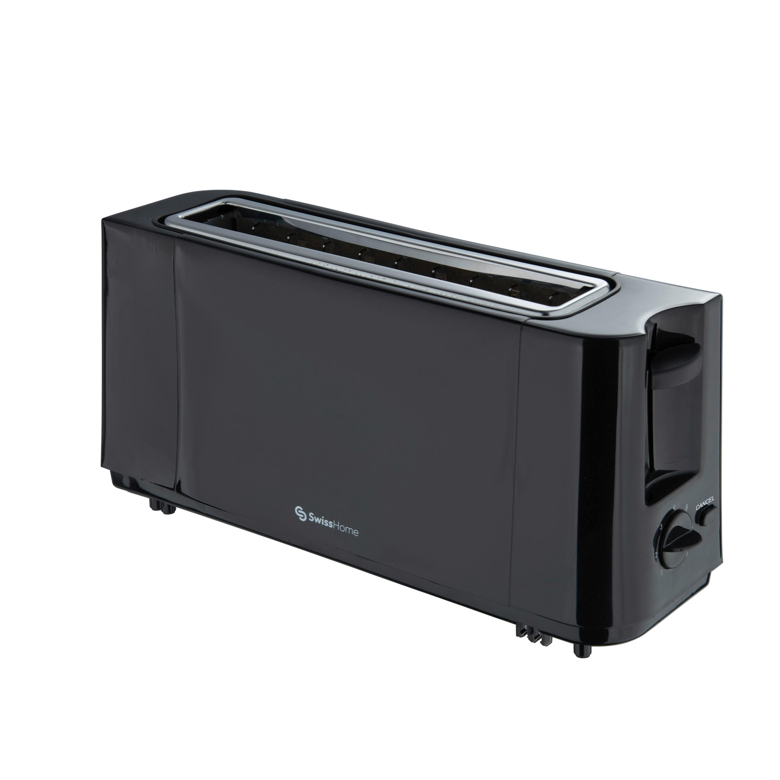 SWISS HOME Toaster schwarz B/H/L: ca. 12x19,5x41,5 cm PETIT - schwarz (41,50/12,00/19,50cm) - SWISS HOME