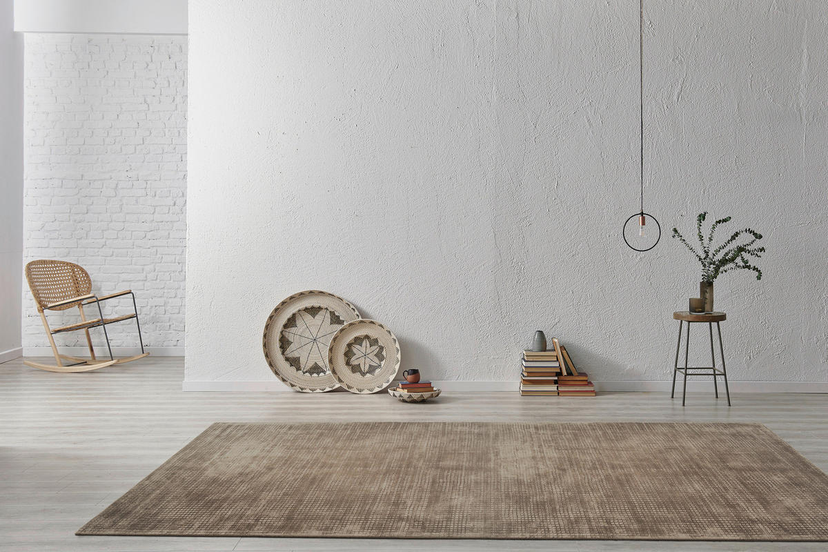 360Living Teppich Bridget taupe B/L: ca. 80x150 cm Bridget - taupe (80,00/150,00cm) - 360Living
