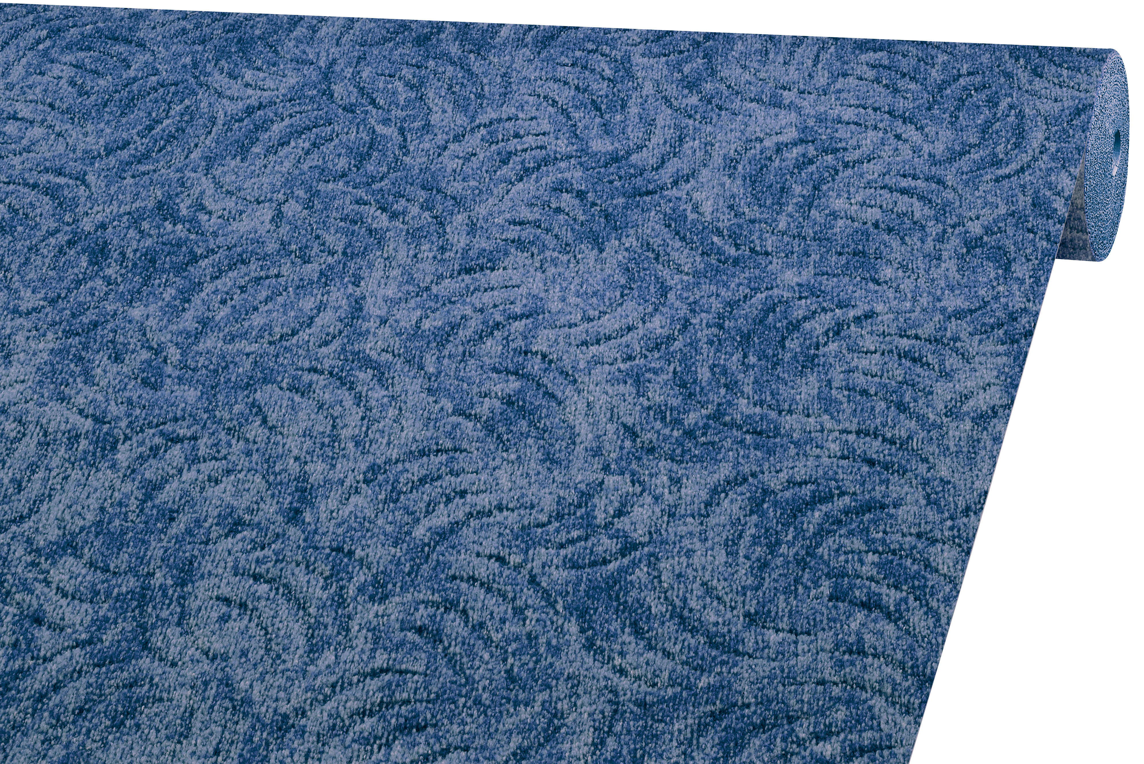 Teppichboden MILANO blau B: ca. 200 cm pro m² MILANO - blau (200,00cm)