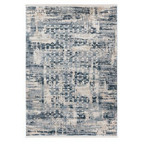 Kayoom Kurzflorteppich Adela 325 blau B/H/L: ca. 80x1,3x150 cm Adela 325 - blau (150,00/80,00/1,30cm) - Kayoom