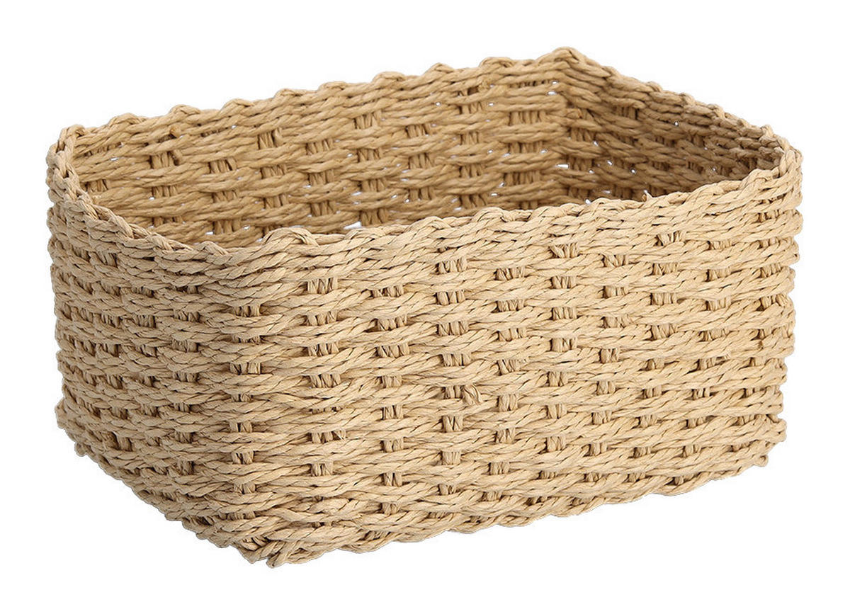 Zeller Aufbewahrungskorb-Set natur Papiergeflecht Aufbewahrungskorb-Set_3tlg. - natur - Zeller