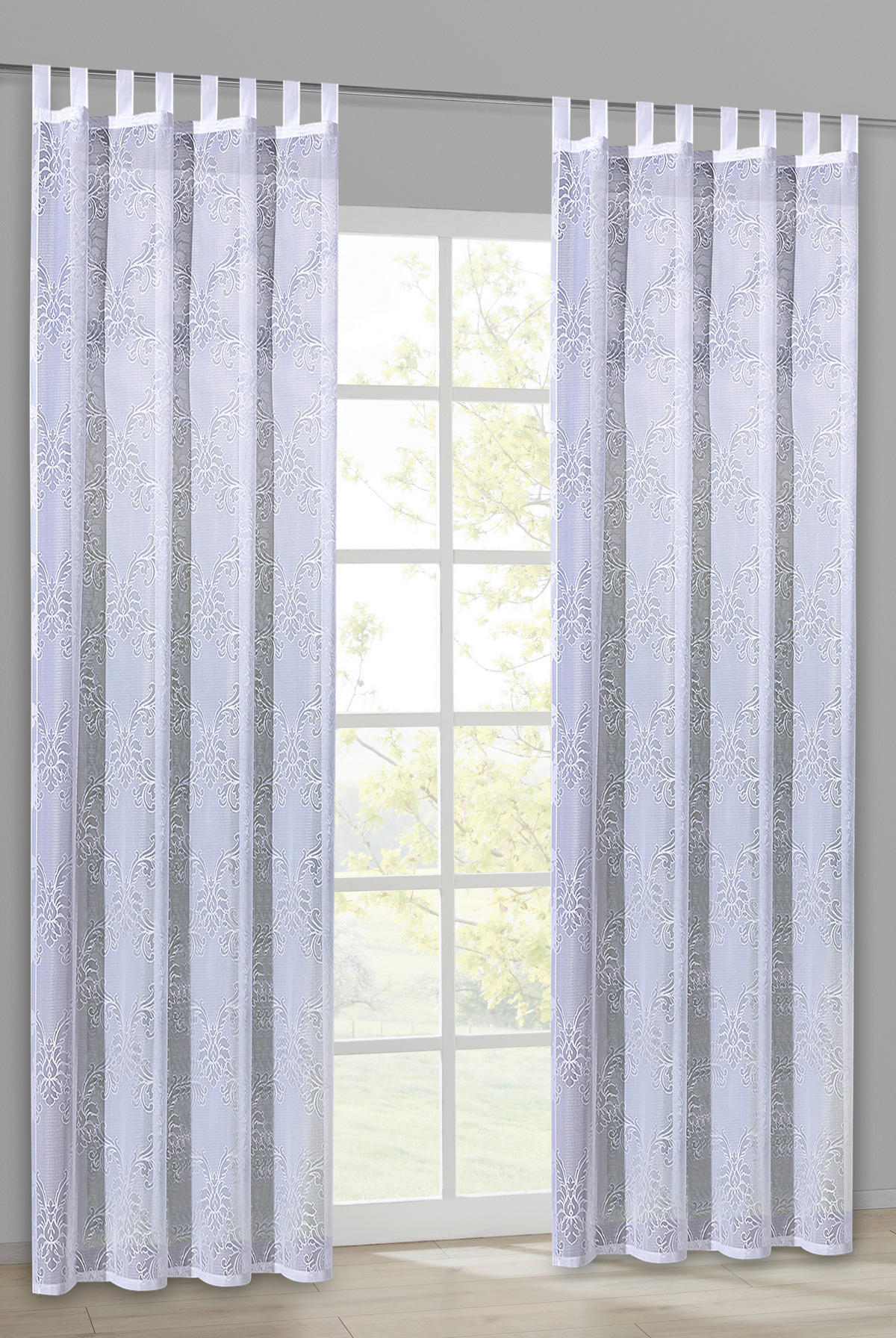 Kombivorhang Nelie weiß B/L: ca. 150x245 cm Nelie - weiß (150,00/245,00cm)