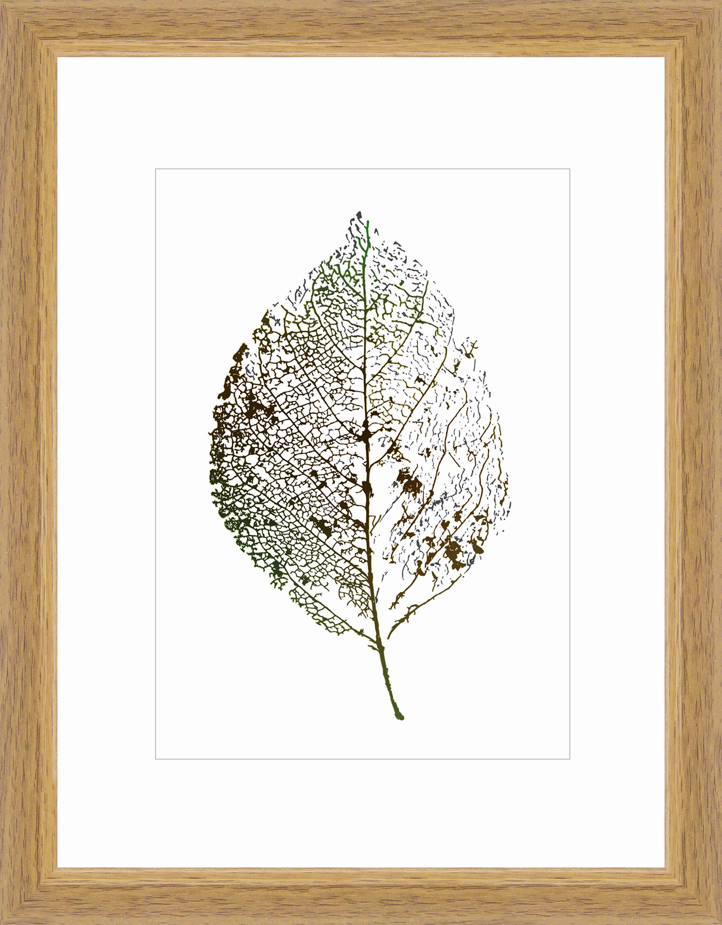 The Wall Bilderrahmen Eiche Holz B/H: ca. 18x24 cm Holzrahmen_Modern 18x24 - Eiche (18,00/24,00cm) - The Wall