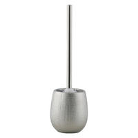 WC-Garnitur silber schwarz Edelstahl WC-Garnitur_Hollywood silber - schwarz/silber (12,00/12,00/40,00cm) - Axentia
