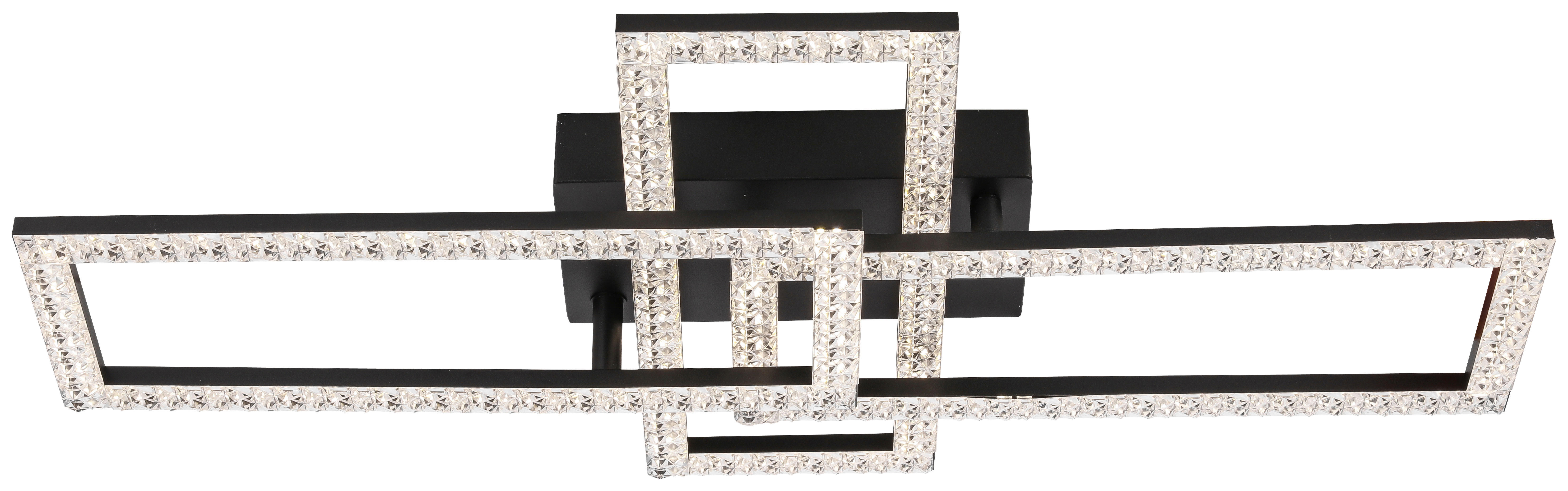 Deckenleuchte schwarz Kunststoff B/H/L: ca. 35x9x62 cm LED-Deckenleuchte_Zyra - schwarz (62,00/35,00/9,00cm)