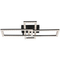 Deckenleuchte schwarz Kunststoff B/H/L: ca. 35x9x62 cm LED-Deckenleuchte_Zyra - schwarz (62,00/35,00/9,00cm)