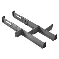Metaltex Schubladen-Organizer Multi-Fit grau Kunststoff Multi-Fit - grau - Metaltex
