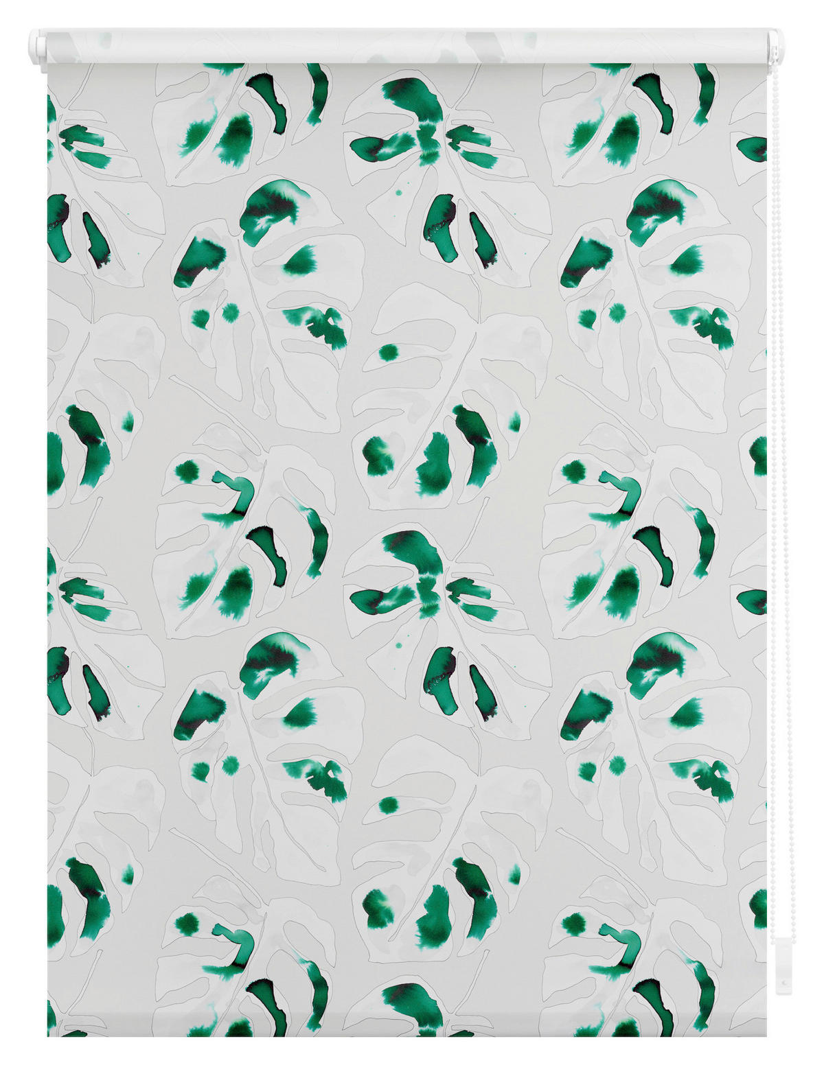 Verdunkelungsrollo Monstera grün B/L: ca. 60x150 cm Monstera - grün (60,00/150,00cm) - LICHTBLICK