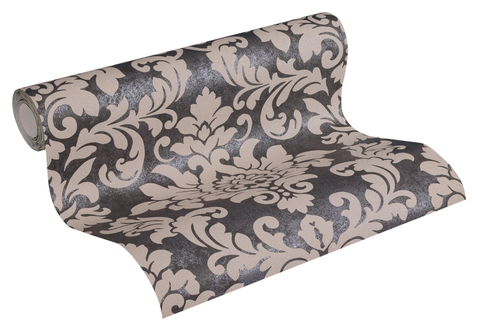 A.S.Creation Vliestapete beige silber B/H/D: ca. 53x1005x9,8 cm Vliestapete - beige/silber (9,80/1005,00cm) - A.S.Creation