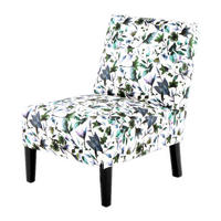 Stuhl Indira 200 Multi Microfaser B/H/T: ca. 56x73,5x84 cm Indira 200 - schwarz/Multi (56,00/73,50/84,00cm) - 360 Living